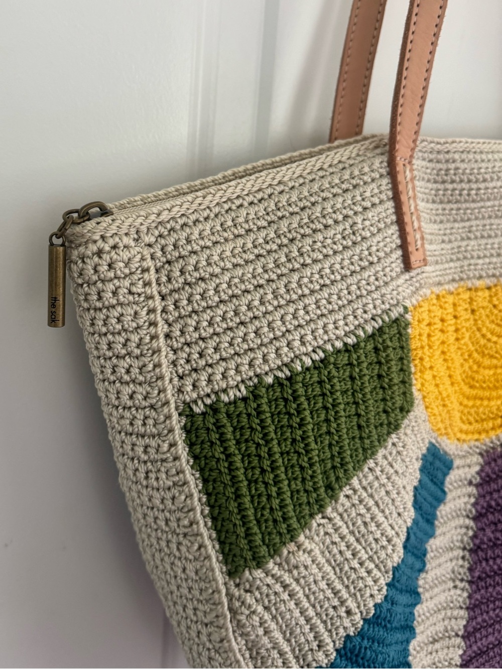 The Sak Faye Large Tote in Multi Sunbeam - Picture 7 of 16